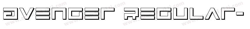 Avenger Regular字体转换
